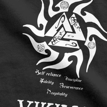 Amuzant Sunt Un Viking T-Shirt pentru Bărbați Crewneck din Bumbac Tricouri Odin Valhalla Vikingii Maneca Scurta New Sosire Haine