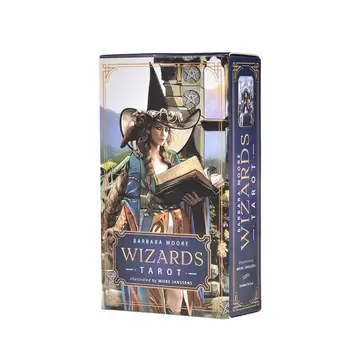 78 De Cărți Set Vrăjitor Oracle Carduri Magic Tarot Carduri De Divertisment Petrecere De Birou, Cărți De Joc Cu Limba Engleză Ghid