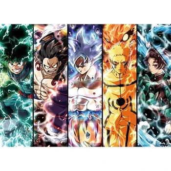 Neînrămate Anime Poster Deku Luffy Goku, Naruto Tanjirou Perete Tablou Ulei pe Panza Pictura Perete Printuri de Arta pentru Dormitor Decor de Perete
