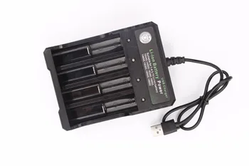 Sofirn 4 Sloturi USB Baterie 18650 Incarcator 4.2 V Baterie Inteligent Inteligent Încărcător litiu-ion Încărcător de Baterie