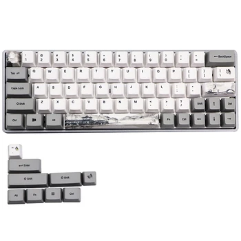 Mecanice Keyboard Keycap PBT Sublimare Tastă pentru GH60 RK61 ALT61 Annie Poker Keycap GK61Dz60 Tastatura