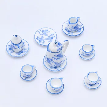 Miniatura Farmec Oală de Ceai Antena Cesti de Ceai din China Cana de Sticla Set Casa Diy Accesorii pentru Papusa Mini Mobilier Decorare Casa