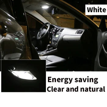 15buc Alb Canbus LED Lampă Auto Becuri Pachet de Interior Kit Pentru 2008-2016 Toyota Land Cruiser Harta Dom Portbagaj Lumina Placa