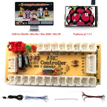 2 Setați Întârziere Zero Bord USB Transport Gratuit Arcade Joystick-ul Joc PC-ul Raspberry Pi Gaming Control Board Pentru SANWA Kit DIY