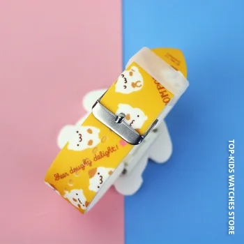 Taie Desene animate cu LED Copii Ceasuri Fete 3D Cat de Cauciuc Copilului Ceas Electronic Ceas Copii Digitale Montre Enfant Pentru Femei