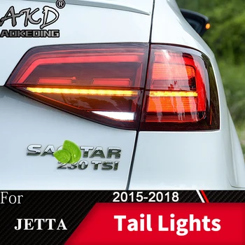 Coada de Lampa Pentru Auto VW Jetta-2018 Jetta Mk6 spate cu LED-uri Lumini proiectoare Ceata Lumini de Zi DRL Tuning Auto Accesorii
