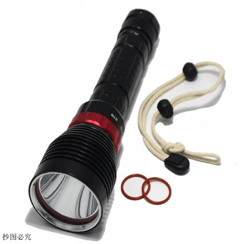 10W 3-Modul XM - L2 LED Scufundări lanterna Lanterna 3800 Lumen100M Subacvatic, rezistent la apa LED Flash de Lumină Lampă Felinar cu Acumulator 26650