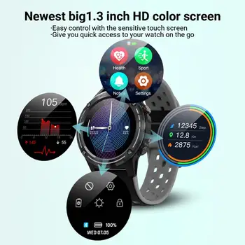 Gandley M6S ceas inteligent 2020 bărbați GPS Cartela SIM smartwatch pentru android ios Busola de apelare Bluetooth Smartwatch Tracker de Fitness