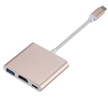 C USB HUB la HDMI Adaptor Pentru Macbook Pro/Air Thunderbolt 3 USB de Tip C Hub pentru 4K HDMI USB 3.0 Port USB-C Livrare de Energie
