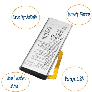 ISkyamS 1x 3400mAh /13.4 wh BL268 de Înlocuire a Bateriei Smartphone-uri Pentru Lenovo ZUK Z2 Z2131 baterii