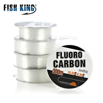 FluoroCarbon linie de pescuit 300M Fir de Șoc Liderul 30-45LB/13.5-20.3 kg Strat din Fibra de Carbon Fly de Pescuit String Cordon Japonia
