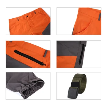 SCIONE Casual Barbati Bloc de Culoare de Moda Multi Buzunare Sport Lungi Pantaloni Cargo Pantaloni pentru Barbati