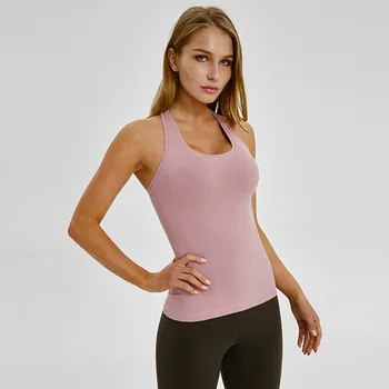 NWT 2020 Sport Rezervor de Yoga pentru Femei de Vară Uscat Rapid Materiale Groase, Cu o Calitate Super Tricou fără Mâneci Sală de sport Topuri Rezervor Marimea XS-XL