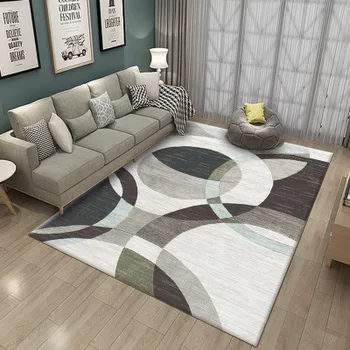 Modern, simplu Nordic covor camera de zi dormitor noptieră covor podea mat Nordic ins geometrie covor de uz casnic