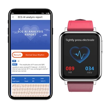 WATCH5 Ceas Inteligent Bluetooth Tensiunii Arteriale Ceas de Ritm Cardiac PPG ECG Ceas Pedometru Activitate Tracker de Fitness de Sănătate SmartWatch