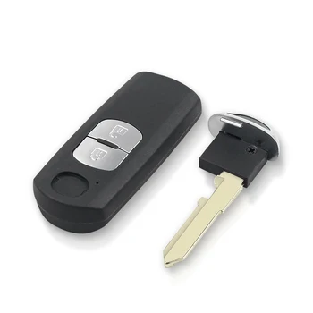 KEYYOU 2 Butoane Smart Key Remote Shell Caz Fob Pentru Mazda CX-3 CX-5 Axela Atenza Cu Cheia de Urgență Lama