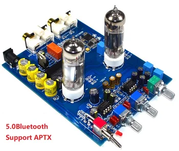 6J5 NE5532 Bluetooth 5.0 Audio amplificator tub de Bord treble bass egalizator aptx QCC3008 Pre amplificator cu Preamplificator