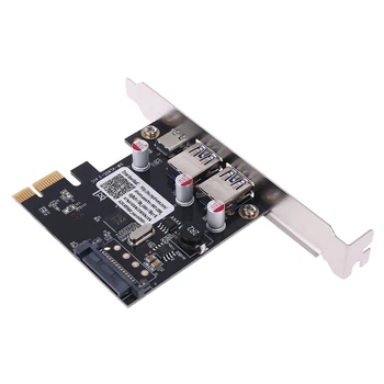 PCIE PCI Express la USB 3.1 Tip-C 2 Port USB 3.0 Tip-O Coloană de Expansiune Card cu Adaptor SATA 15 PIN TXB055
