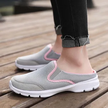 Femei Pantofi de Moda Aluneca Pe Culoare Solidă Plană Adidași Confortabil Pantofi Casual de Vara Tenis Feminino #LR2