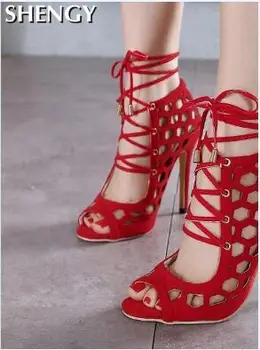 Femei Sandale Fine cu toc Înalt Moda 2020 Casual Luptător Tocuri inalte Pantofi pentru Femei de Vară Eco Sandale de Curea