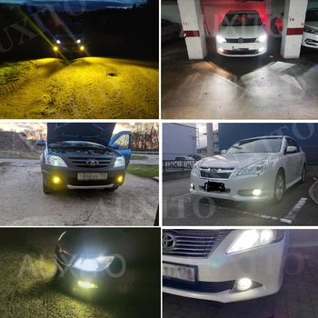 2x H11, H8 LED-uri Canbus Fara Eroare Galben Alb H10 LED proiectoare Ceata pentru BMW, Skoda, Ford, Lada, Toyota RAV4 Yaris Avensis Camry CHR Auris