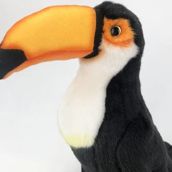 Simulare Toucan Păsări De Pluș Umplute Păpușă Jucărie Pentru Copii Home Office Desktop Decor Nou