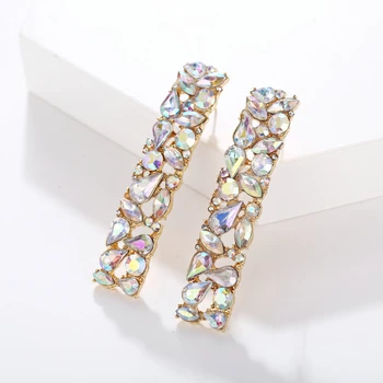 Noi Boho Moda Mai Multe Cristal Cusaturi Geometrice Pandantiv Mix Cercei Pentru Femei Vintage Cercei Bijuterii Valentine Cadou