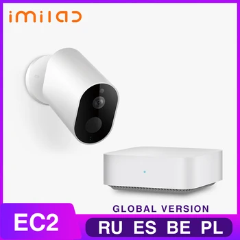 Acasă Camera IMILAB EC2 Wireless în aer liber, Cameră de Securitate 1080P Baterie Reîncărcabilă WiFi Camera Supraveghere de Interior/Exterior
