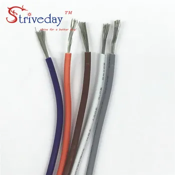 UL 1007 20awg 60m cablu Electric Cablu de 10 culori se Amestecă Kit caseta 1+ caseta 2 companii Aeriene PCB Cupru Sârmă DIY