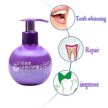 Magic Bicarbonat de Sodiu Pasta de dinti de Albire a Dintilor Debtal de Curățare Igienă Orală Îngrijire Fructul Pasiunii dentare pasta de dinti Alb Dinte