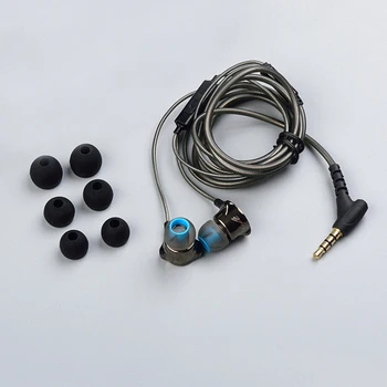 QKZ DM7 Universal de 3,5 mm Ediție Specială Caz de Placat cu Aur Bass Muzica Casca Izolare Fonică HiFi Apel Căști Cu Microfon