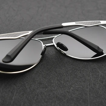 TUZENGYONG Aluminiu Polarizat ochelari de Soare Barbati Nou Brand de Lux pentru Bărbați Conducere Ochelari de Soare UV400 Ochelari ochelari Anti-Orbire