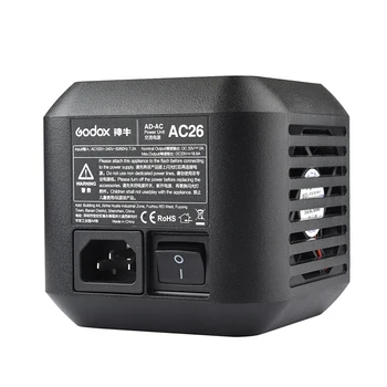 Godox AC26 AC Unitate de Putere Sursa Adaptor cu Cablu pentru AD600PRO în aer liber Flash