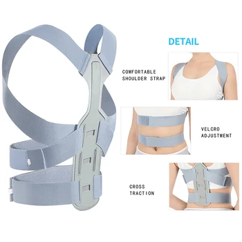 Bretele Support Belt Spate Reglabil Corector De Postura Clavicula Coloanei Vertebrale Spate Umăr Corectarea Posturii Lombare