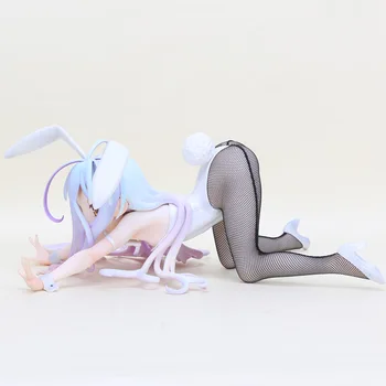 Nici un Joc nu Viata SHIRO iepure Bunny girl Fata din PVC Figura de Acțiune Jucării 12cm