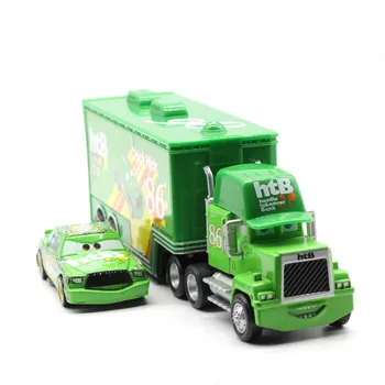 Disney Pixar Cars Mack Truck McQueen Chick Hicks Unchiul 1:55 Turnat Sub Presiune Din Aliaj De Metal De Plastic Modle Jucării Mașină De Cadouri Pentru Copii