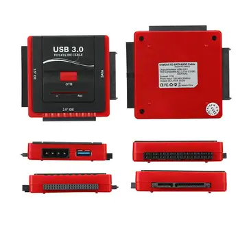 USB 3.0 La SATA/IDE Adaptor Hard Disk adaptor Universal pentru 2.5/3.5 HDD/SSD, USB3.0 la IDE / SATA adaptor Hard Disk Adaptor
