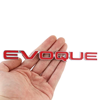 1buc 3D Metal Scrisoare Logo-ul Autocolante Auto Corpul din Spate, Portbagaj Emblema, Insigna Pentru Land Rover Evoque Range Rover Defender Discovery SVR