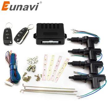 Eunavi Auto Universal Telecomanda Inchidere Centralizata Sistem De Intrare Fără Cheie De Putere Masina De Acționare A Încuietorii Portierei 12 V Motor (4 Pack)