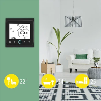 2 Țevi WiFi, Aer Conditionat cu Termostat Controler de Temperatura Ventilator Unitate Bobina de Lucru cu Alexa de Start Google
