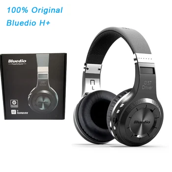 Original Bluedio H+ Cască Bluetooth 4.1 Stereo Bass HIFI Căști fără Fir, Căști Pentru Telefoane Muzica cu Microfon FM
