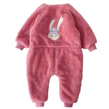 2020 Copilul Pijamale de Fete Toamna Iarna pentru Copii Onesies Copii Haine de Acasă Saci de Dormit Cald Drăguț față-verso Haine de Catifea