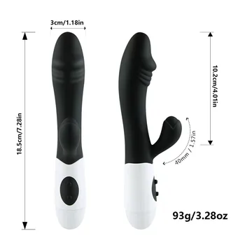G Spot Vibrator Rabbit Vibrator pentru Femei 10 viteze Vagin stimulator Clitoris Dual Vibration Jucărie Sexuală pentru Femei adulte de sex produsele