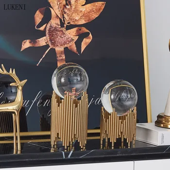 Creative Nordic Light Lux glob de Cristal Decor Living Modern, TV Cabinet de Intrare Vin Cabinet Europene Decor Acasă