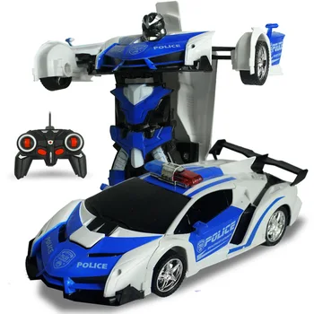 Noi 2 in 1 RC Masina de Transformare Roboți-Vehicul Sport Model Roboti Jucarii Cool Deformare Auto Copii, Jucarii si Cadouri Pentru Baieti