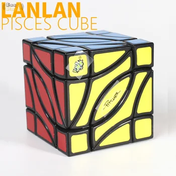 LanLan Cub Pesti Cub Ulcior 4-Colt De Cub Dublu Pește Puzzle Profesionale Antistres Jucarii Educative