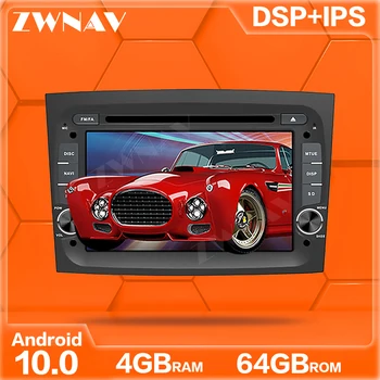 IPS Android 10.0 4+64 ecranul Masina DVD Player cu GPS Navi Pentru FIAT DOBLO 2016 2017 2018 Auto Radio Stereo Multimedia Player Unitatea de Cap