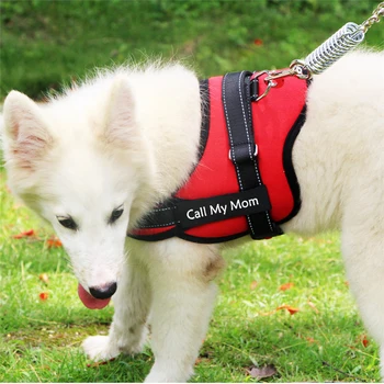 5 Culori 5 Dimensiuni Câine Personalizate Ham Nylon Mici Mijlocii Mari Câini de Companie Numele Piept Vesta Ham pentru Mers pe jos