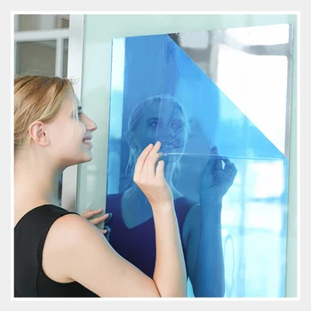Oglindă fierbinte Foi Flexibile Non Sticla Oglinda Auto Adeziv Gresie Oglindă de Perete Autocolante pentru DIY Art Decor Acasă Hogard
