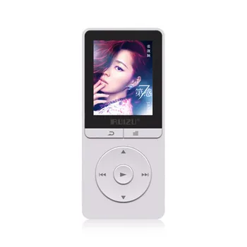 Ruizu X20 Portabil Flac Hifi Audio Digital Ecran Mp 3 Muzica de pe Mp3 Player 8GB Cu Căști Radio FM TF Micro SD